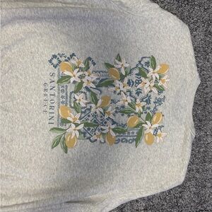 Hollister Light Gray Sweatshirt